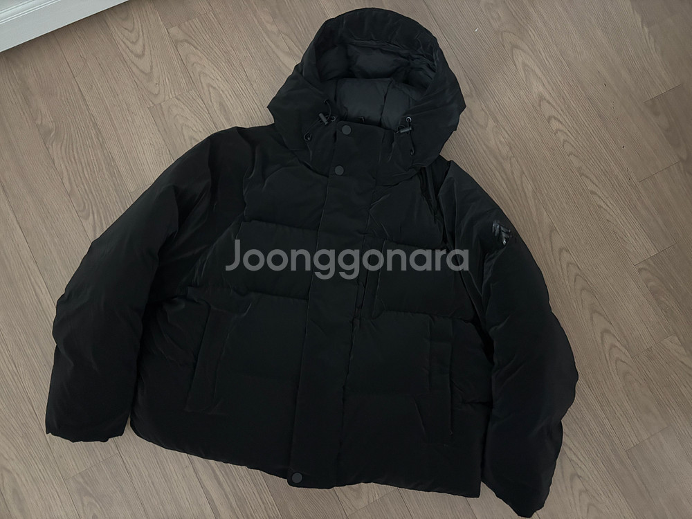 새옷같은 상태 코오롱 김태리 푸퍼 후드패딩 구스다운 프리사이즈 95--2