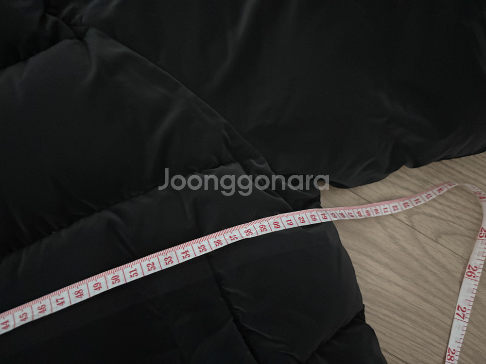 새옷같은 상태 코오롱 김태리 푸퍼 후드패딩 구스다운 프리사이즈 95--7