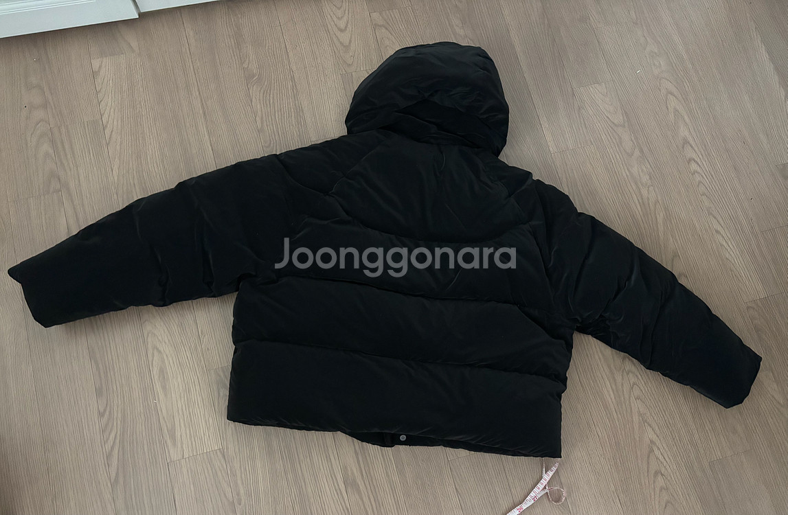 새옷같은 상태 코오롱 김태리 푸퍼 후드패딩 구스다운 프리사이즈 95--3