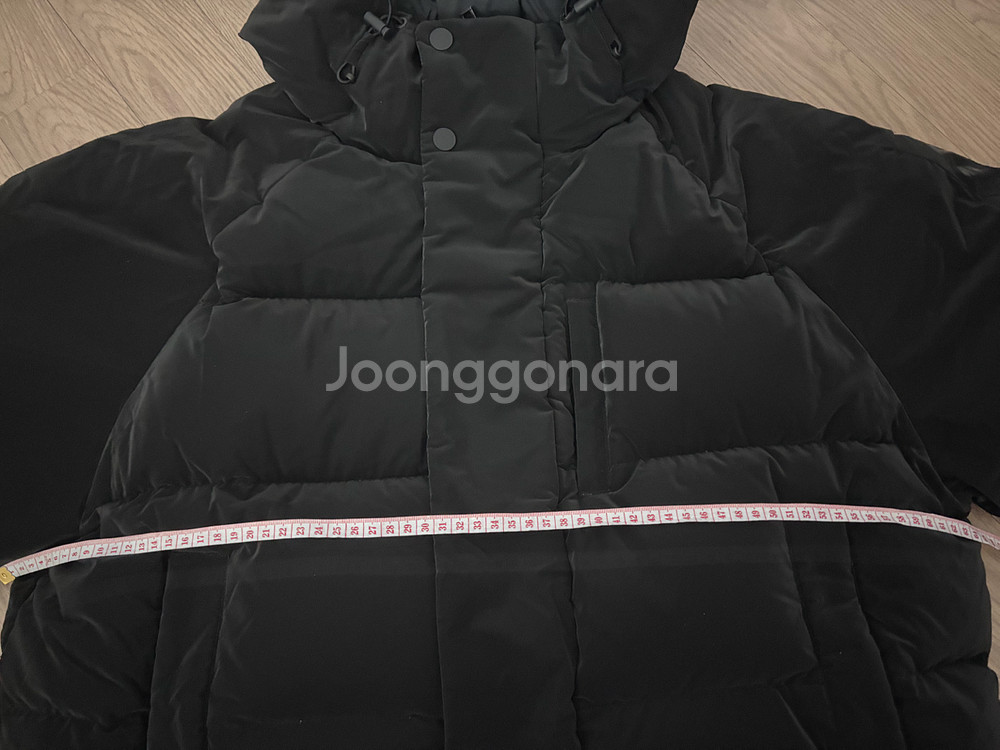 새옷같은 상태 코오롱 김태리 푸퍼 후드패딩 구스다운 프리사이즈 95--6