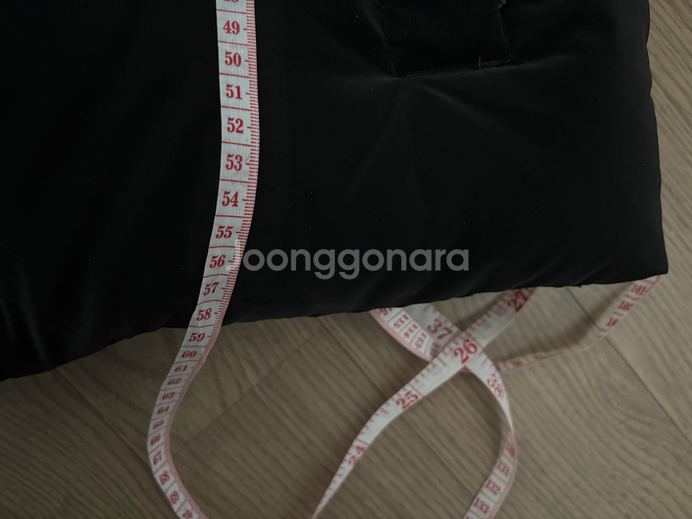 새옷같은 상태 코오롱 김태리 푸퍼 후드패딩 구스다운 프리사이즈 95--9