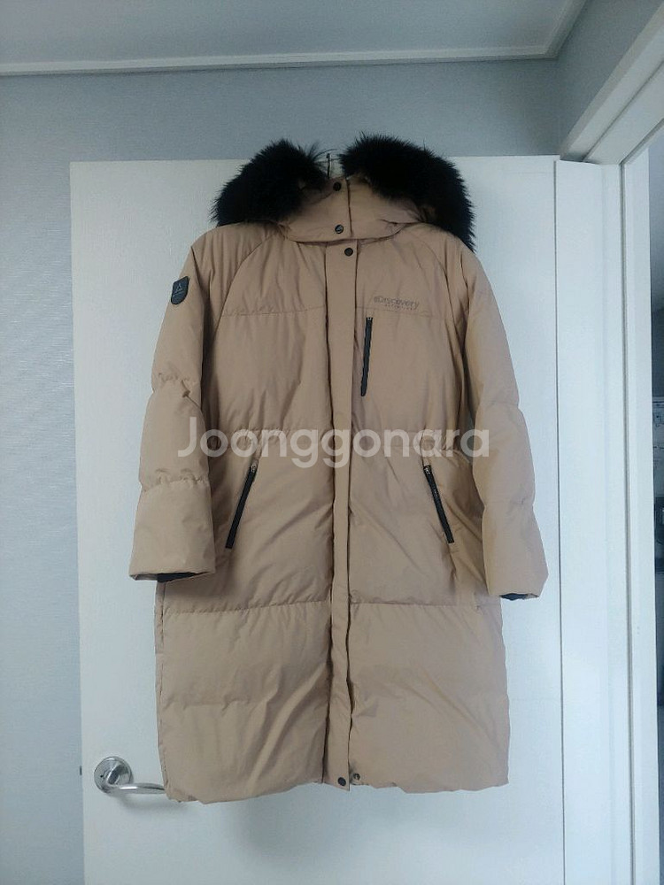 디스커버리 여성 구스다운 롱패딩 100사이즈(택포)--0