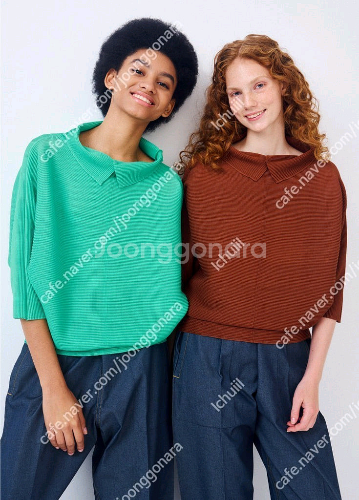 이세이미야케 미 돌먼스트레치 카라탑--0