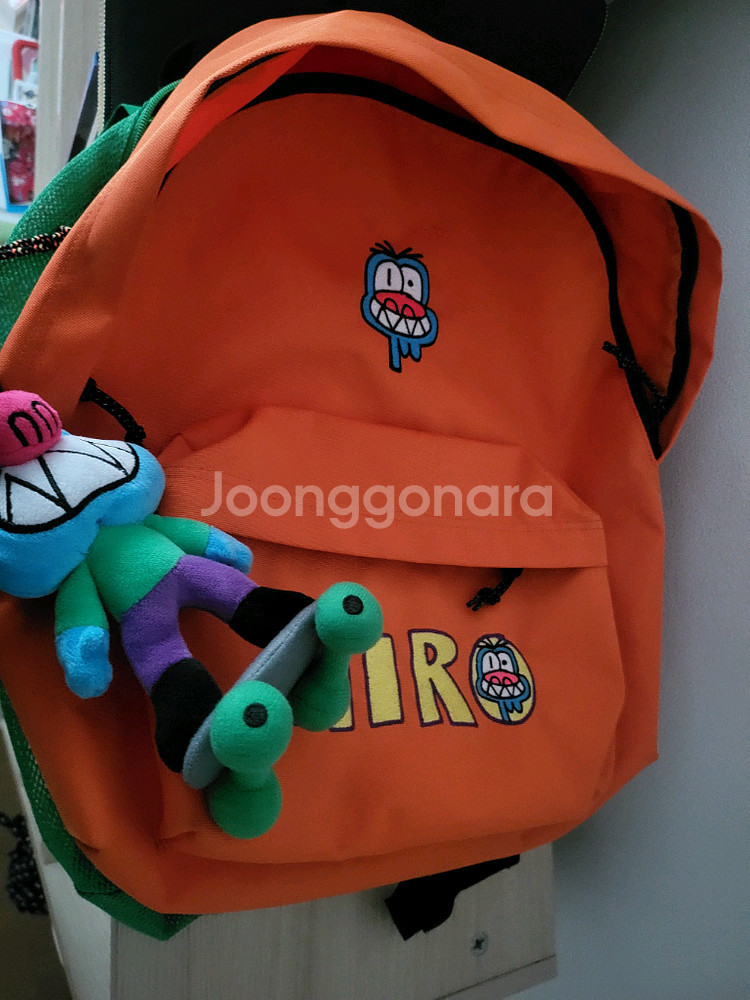 HIRO 팀코믹스 오렌지색 백팩--0