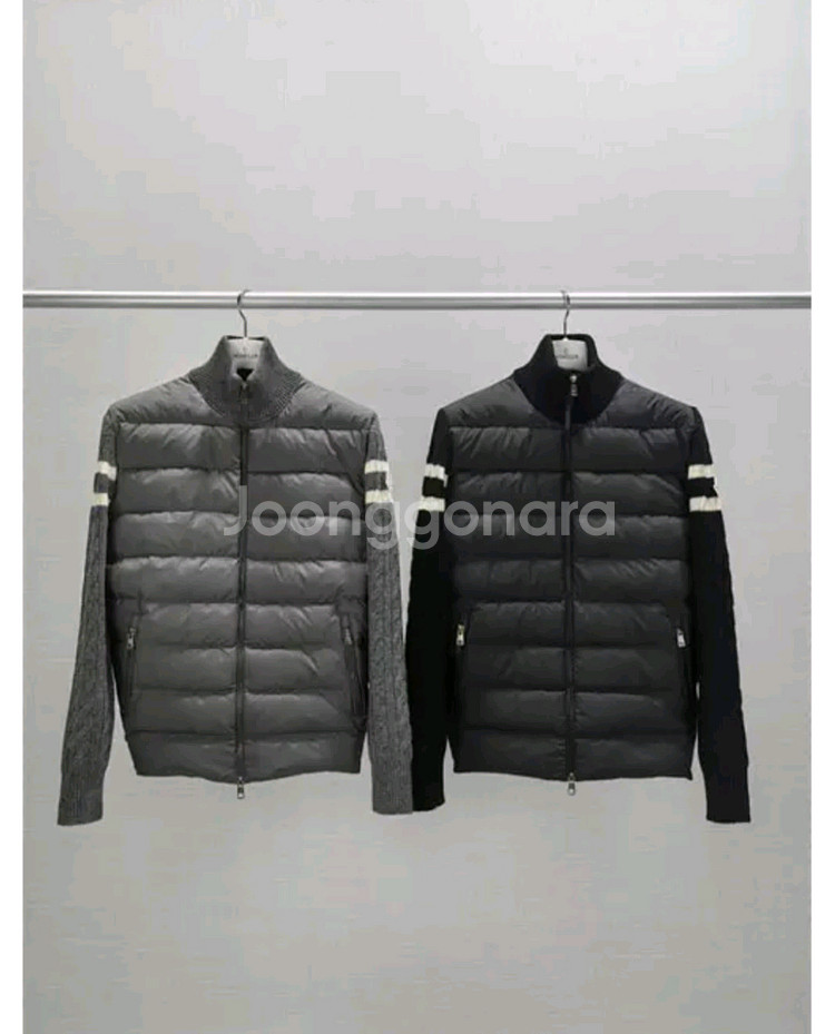 (특가!미친가격)새상품 몽클레어 니트패딩 자켓 그레이/블랙 2컬러 남녀공용--2