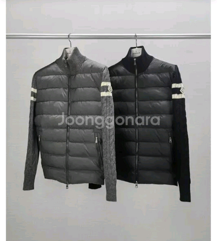 (특가!미친가격)새상품 몽클레어 니트패딩 자켓 그레이/블랙 2컬러 남녀공용--3