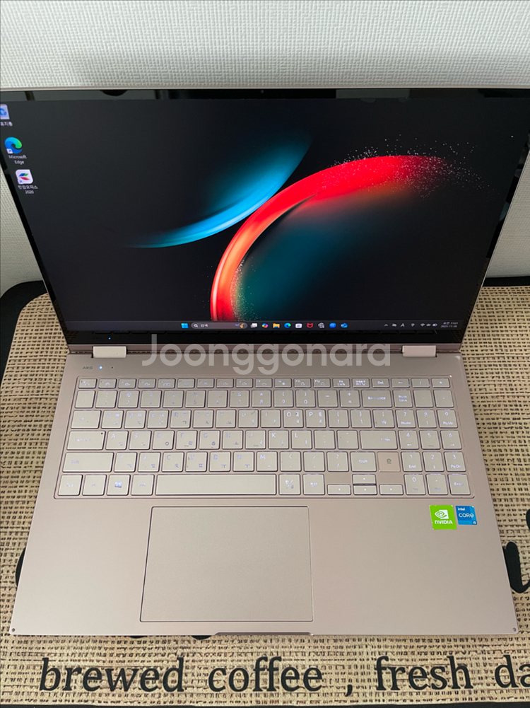 갤럭시북 플렉스2 NT950QDA-XC58Z (i5-11세대) 터치 및 펜사용--0