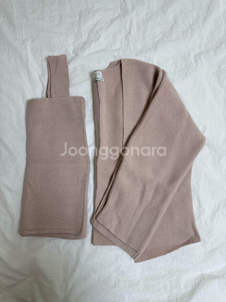 sie 시에 아르 슬리브리스, 가디건 세트--0