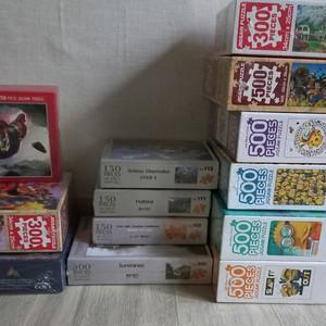 퍼즐 모음 새상품 (원피스, 미니언, 포켓몬 등)