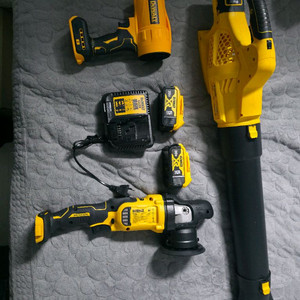 디월트 무선광택기 DCM848 및 배터리2개 충전기 호환송풍기 일괄 판매