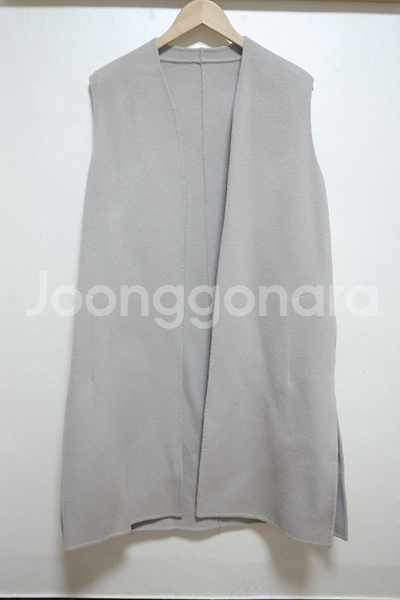 홀릭홀릭 핸드메이드 베스트 조끼 (베이지)--0