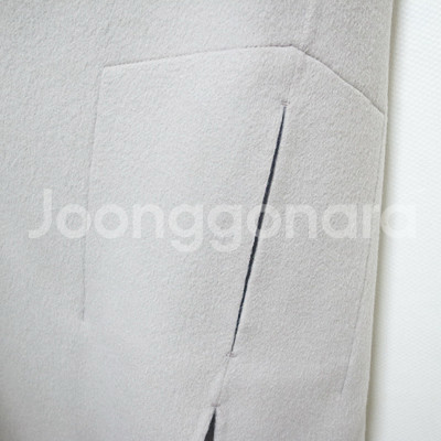 홀릭홀릭 핸드메이드 베스트 조끼 (베이지)--2