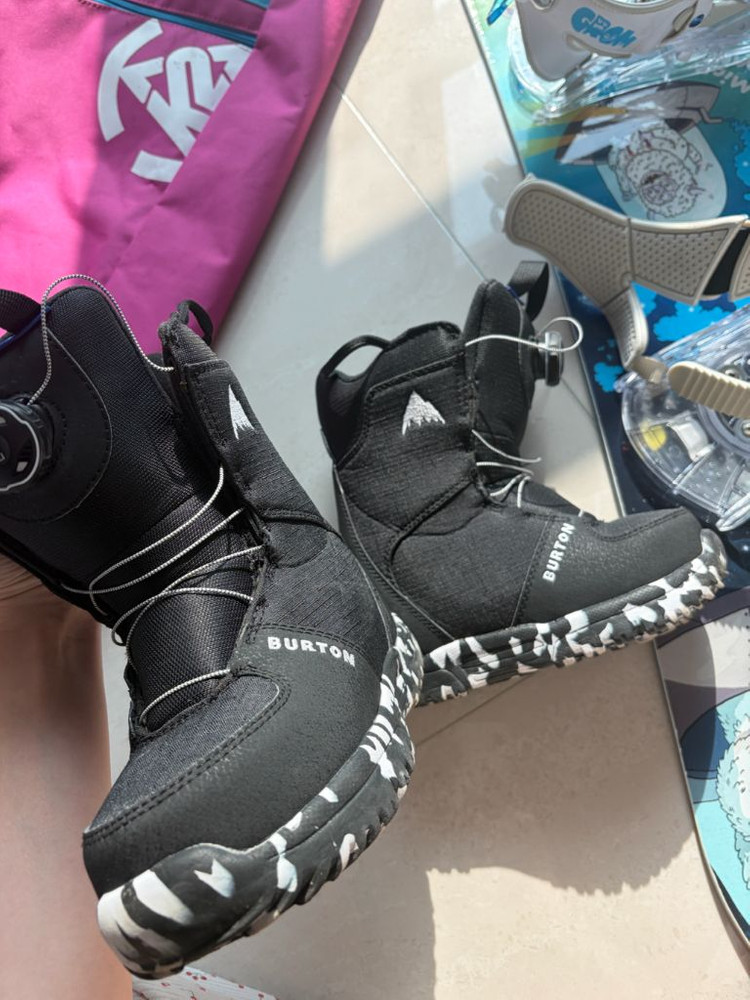 어린이 아동용 보드장비 풀셋트 데크115+부츠205+바인딩(버튼.캐피타)--6