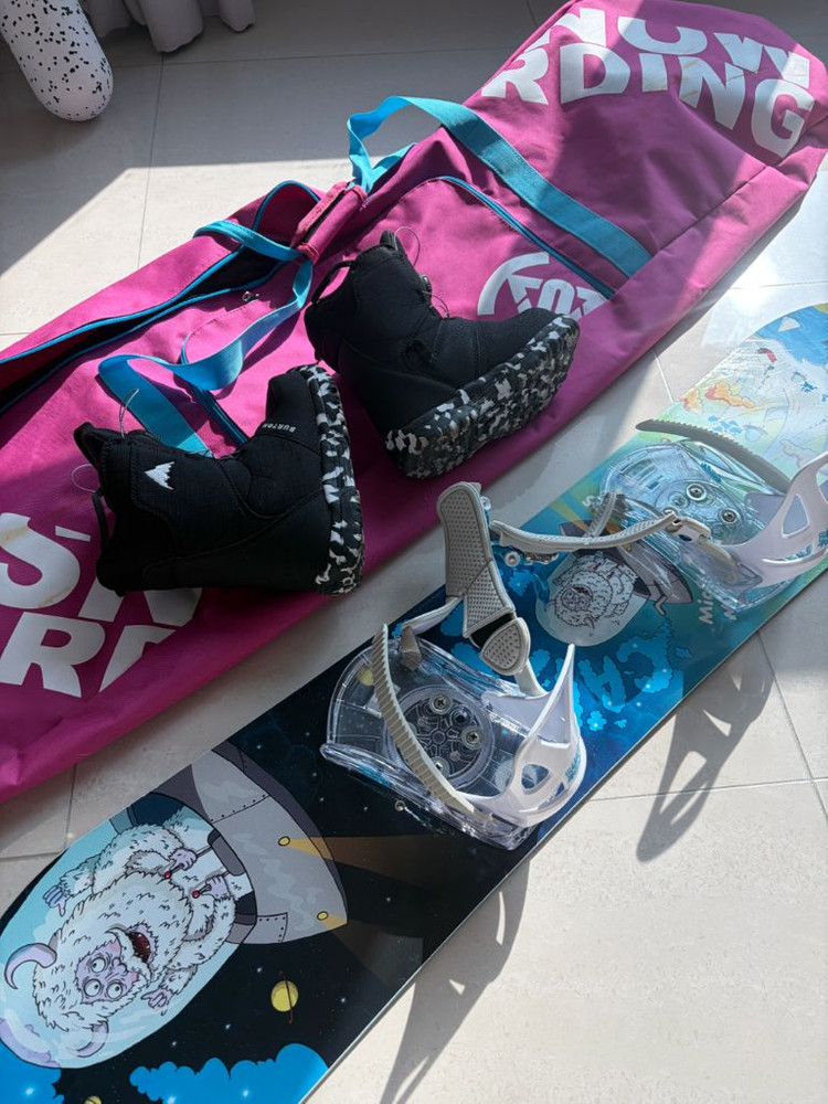 어린이 아동용 보드장비 풀셋트 데크115+부츠205+바인딩(버튼.캐피타)--3