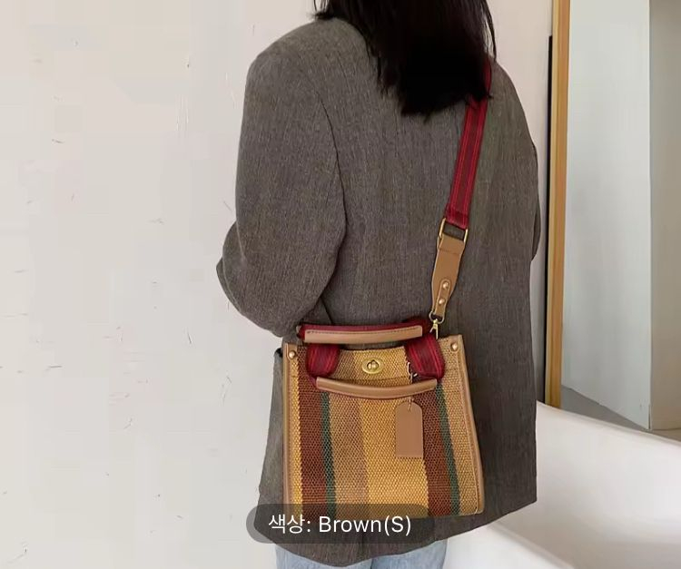 새상품) 브라운 미니 크로스백(택포)--1