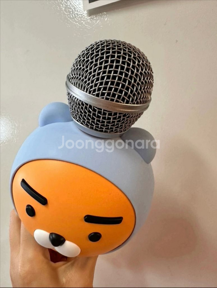 카카오 프렌즈 블루투스 마이크 미러볼 후드 라이언--6