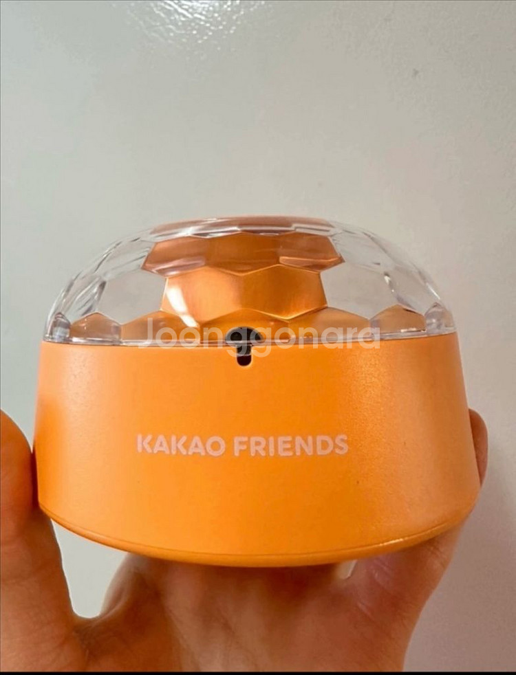 카카오 프렌즈 블루투스 마이크 미러볼 후드 라이언--7