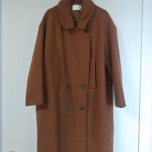 여성 롱 더블 코트 카멜 색상(택포)