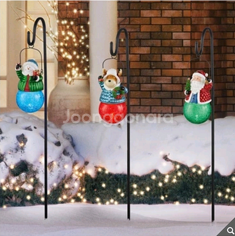 크리스마스솔라 LED 조명 크리스마스 인형 3종 세트--1