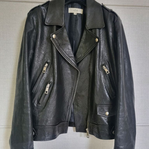 구찌 레더 바이커 자켓