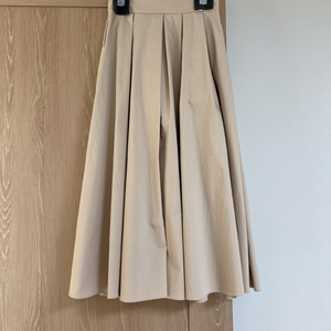 sie 시에 이안 플리츠 스커트 베이지 s