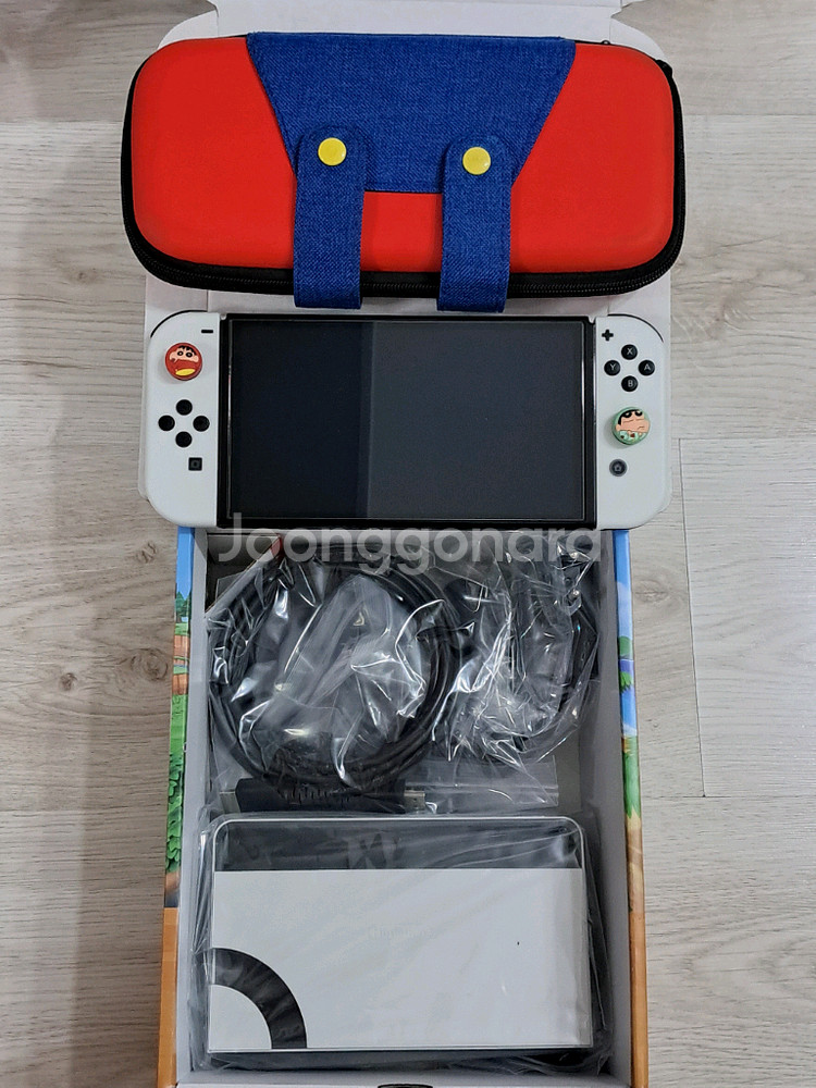 닌텐도 스위치 oled A+급 풀박스 + 파우치--0