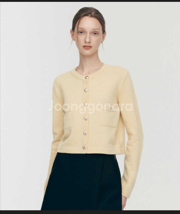 시에 sie 쉘 솔리드 가디건 세트--0