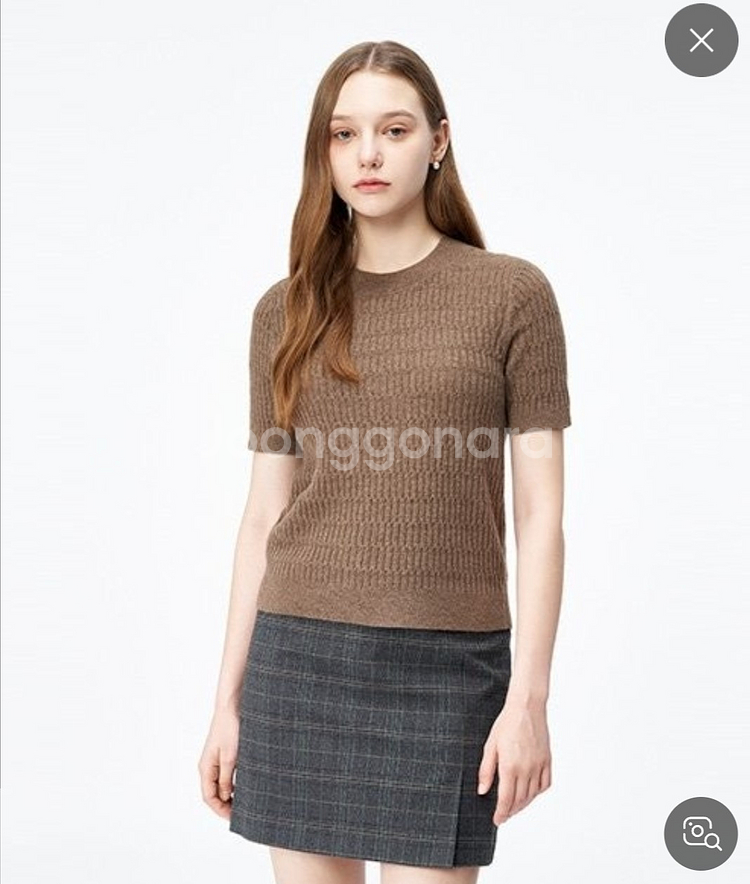 클럽모나코 2023 캐시미어 립 니트 XS사이즈--0