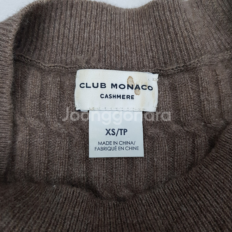 클럽모나코 2023 캐시미어 립 니트 XS사이즈--5