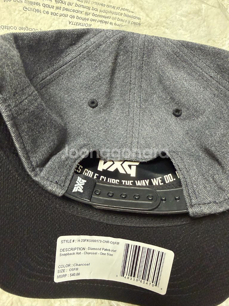 PXG 남자 스냅백 새상품--2