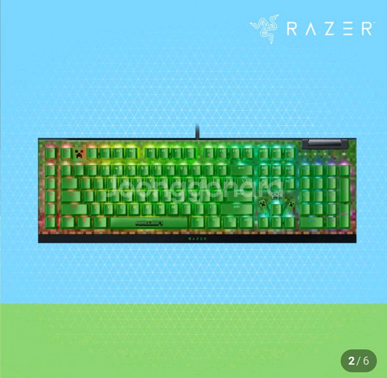 블랙위도우 v4 + 코브라마인크래프트 에디션 키보드 + 마우스 세트(구글 코드)--0