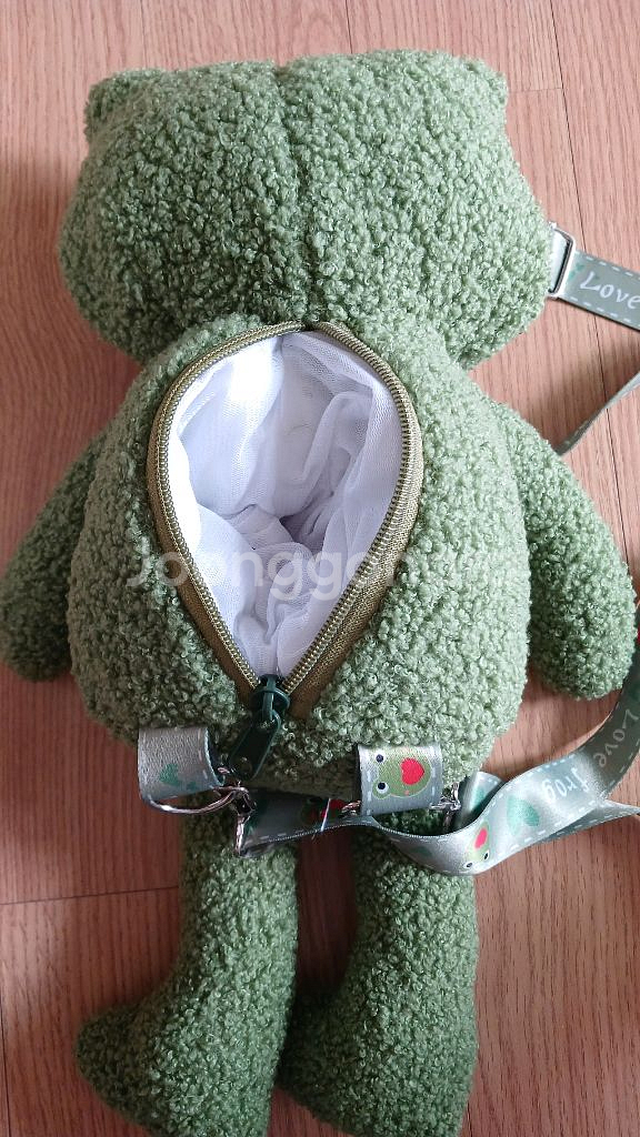 개구리 인형 가방--2