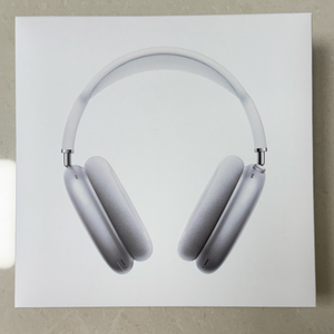에어팟맥스 (8pin) 실버 S급상품(+거치대,투명케이스포함)