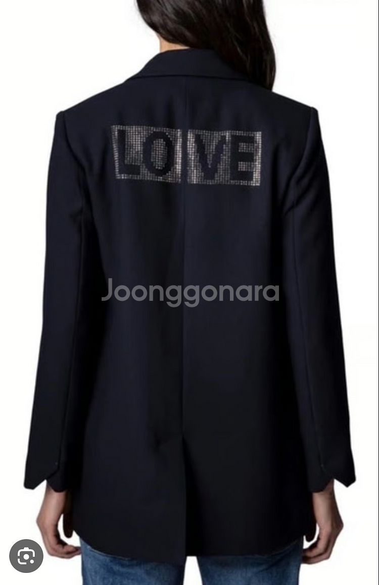 쟈딕앤볼테르 LOVE 자켓 34사이즈--0