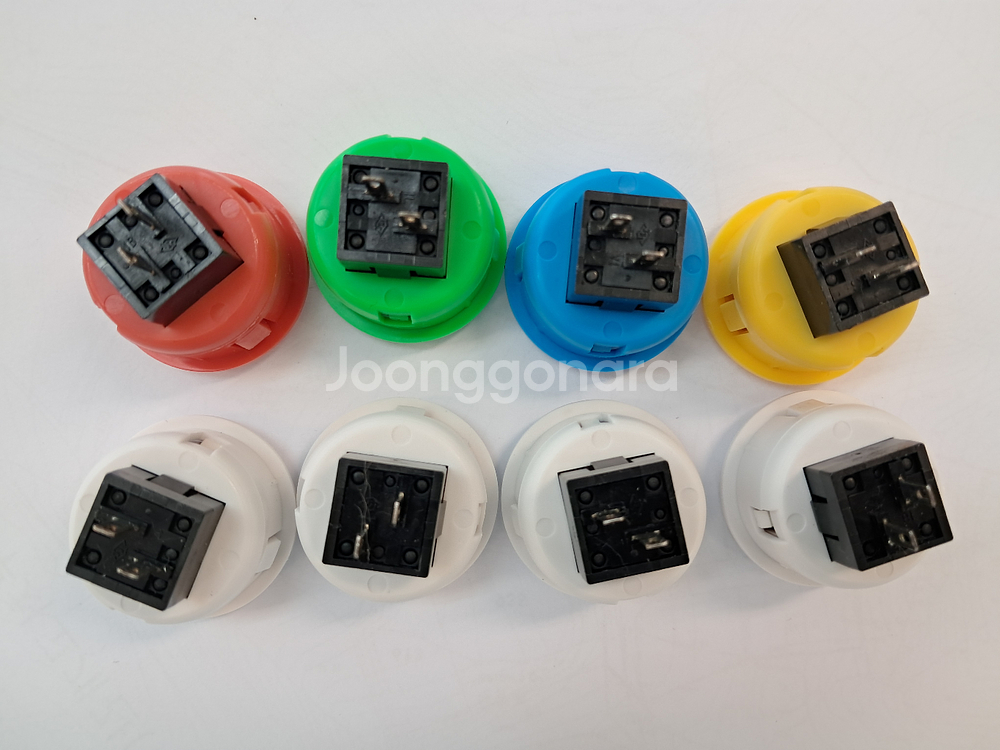 세이미츠 30mm 아케이드 버튼 8개 세트 택포--1