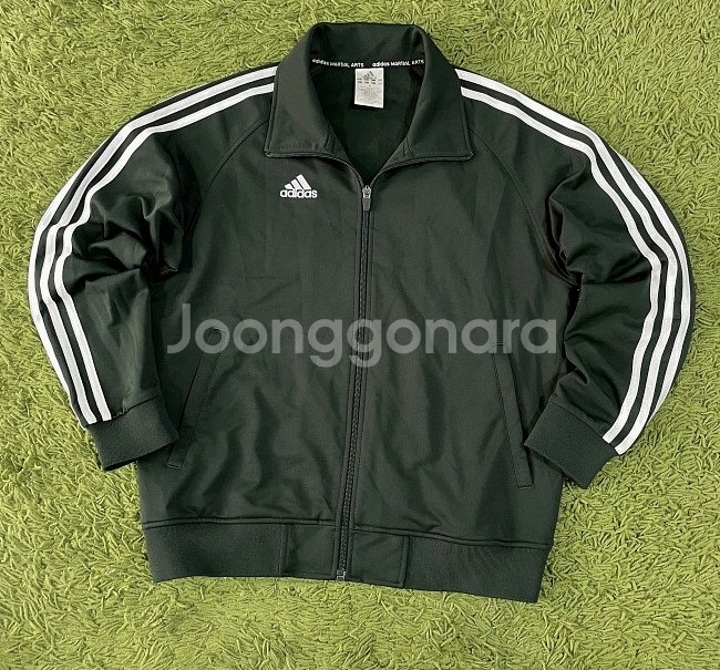 아디다스 딥그린 진초록 트랙탑 져지집업 95/M--0