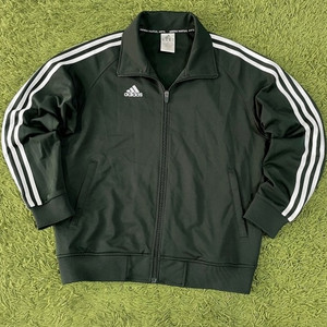 아디다스 딥그린 진초록 트랙탑 져지집업 95/M