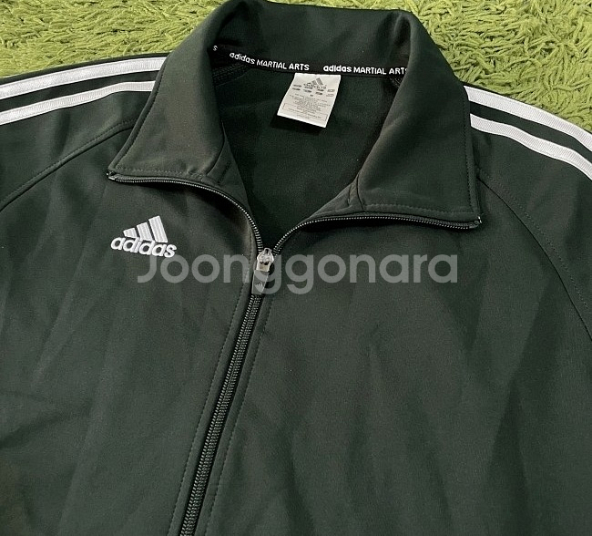 아디다스 딥그린 진초록 트랙탑 져지집업 95/M--1