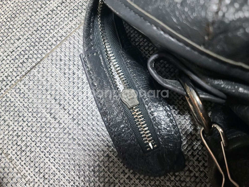 발렌시아가 모터백 미디움 숄더백 시티백 토트백 그레이--7