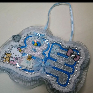 네임보드 재료 비즈스티커 및 글리터펠트지 일괄