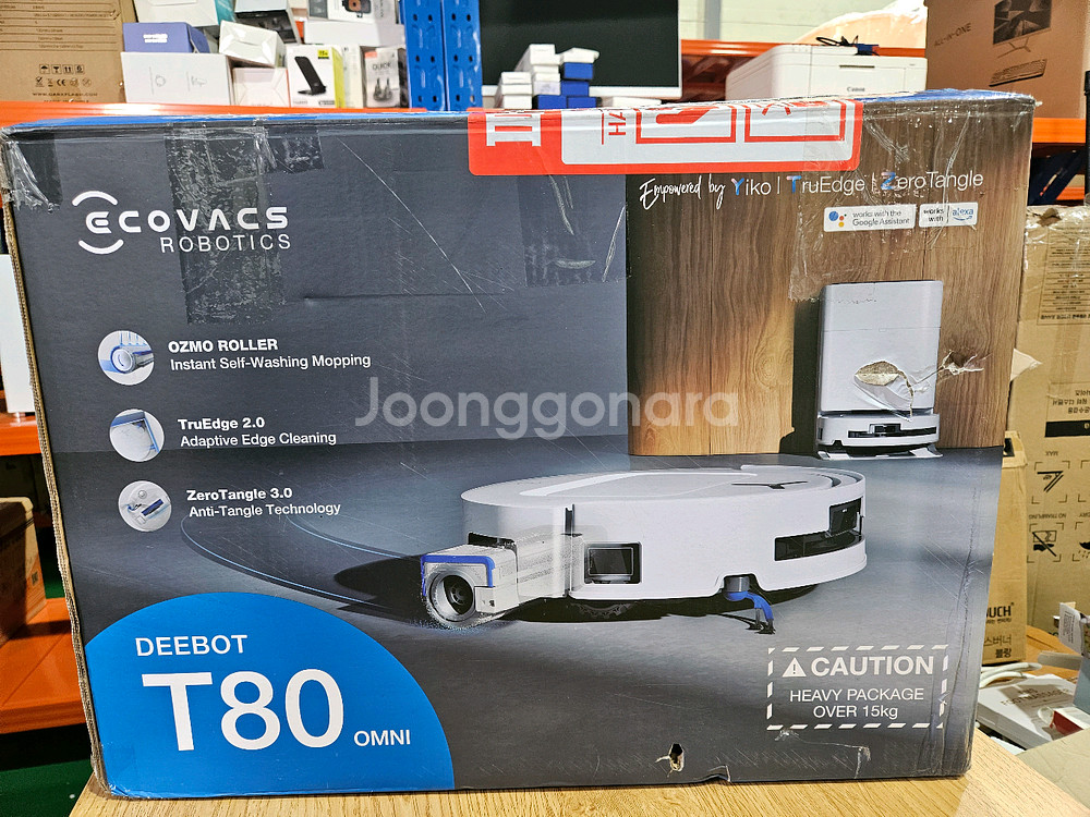 에코백스 T80 OMNI 물걸레 로봇청소기--1