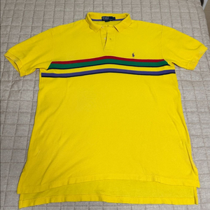 폴로 랄프로렌 컬러블록 반팔 폴로셔츠