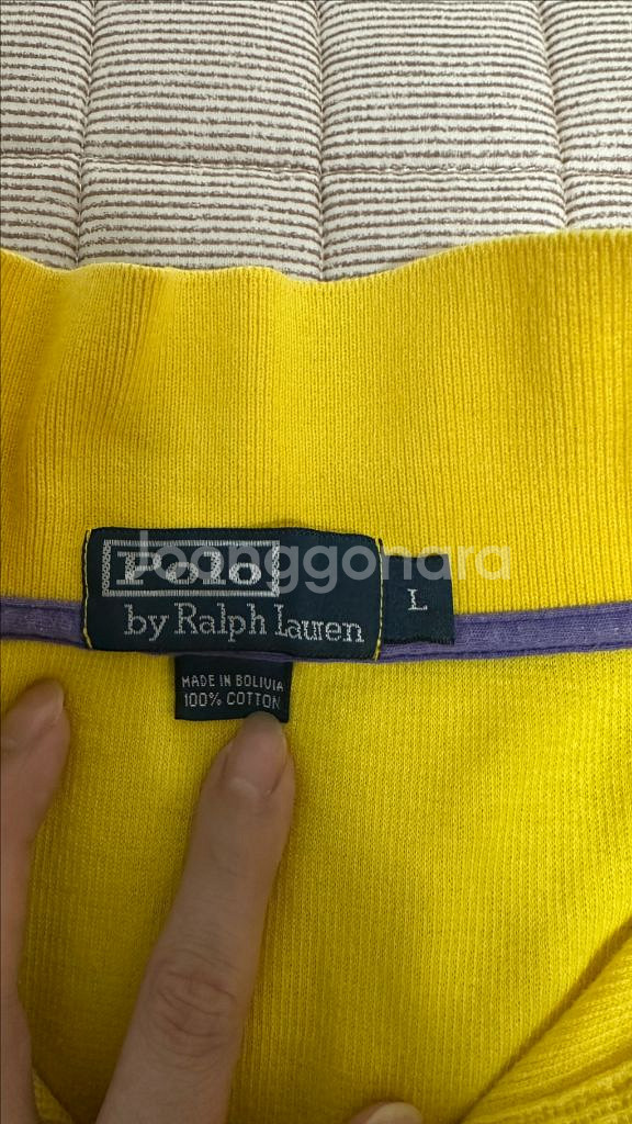 폴로 랄프로렌 컬러블록 반팔 폴로셔츠--3