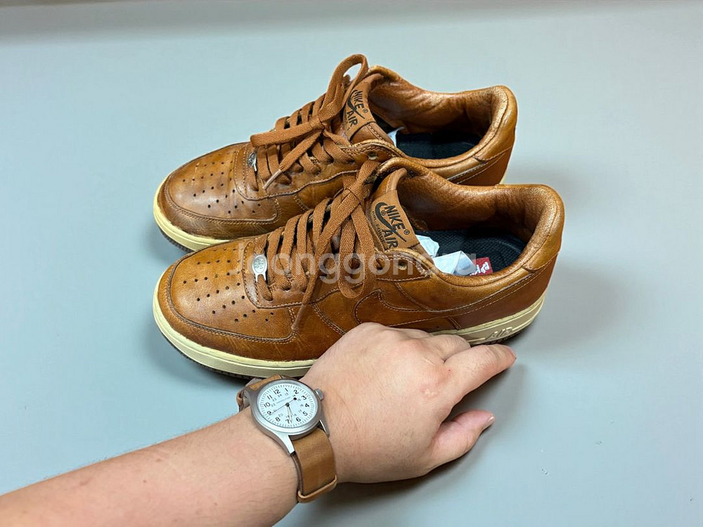 나이키 에어포스원 로우 데저트클레이 미발매 샘플 270--2