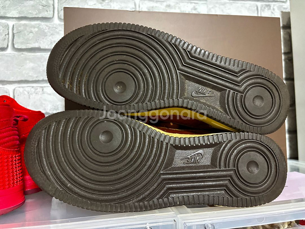 나이키 에어포스원 로우 데저트클레이 미발매 샘플 270--4