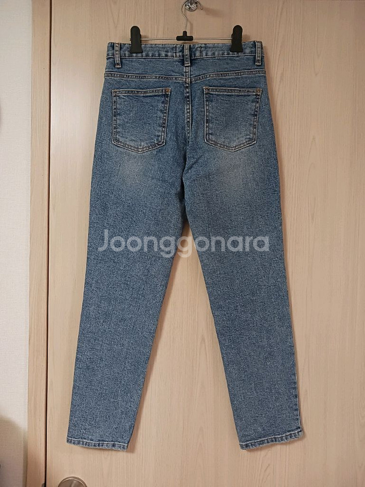 여성 슬림핏 데님 진 55 거의새거--1