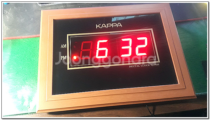 카파 디지탈 전자 벽시계(전기시계)--0