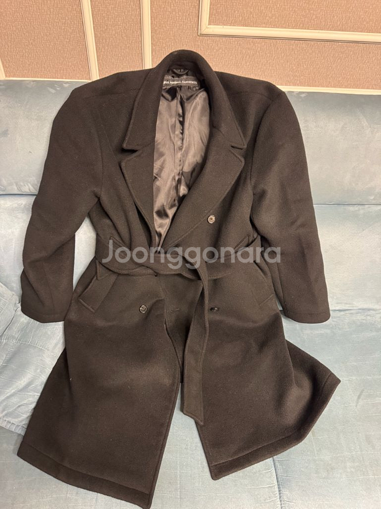 LIFUL MINIMAL GARMENTS 캐시미어 블렌드 롱코트--0