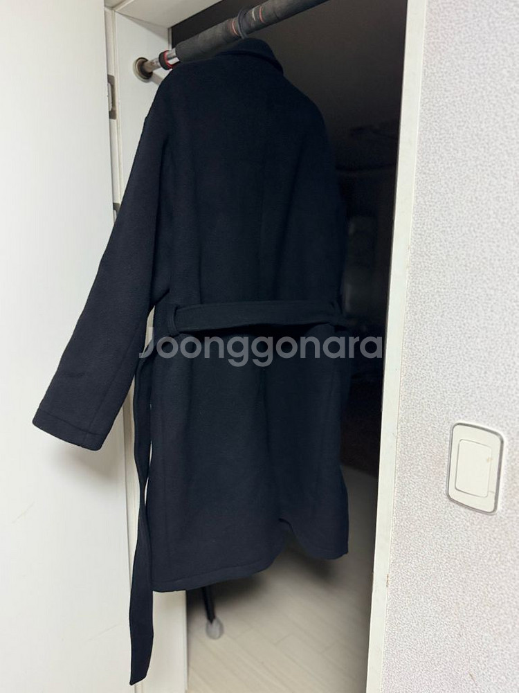 LIFUL MINIMAL GARMENTS 캐시미어 블렌드 롱코트--4