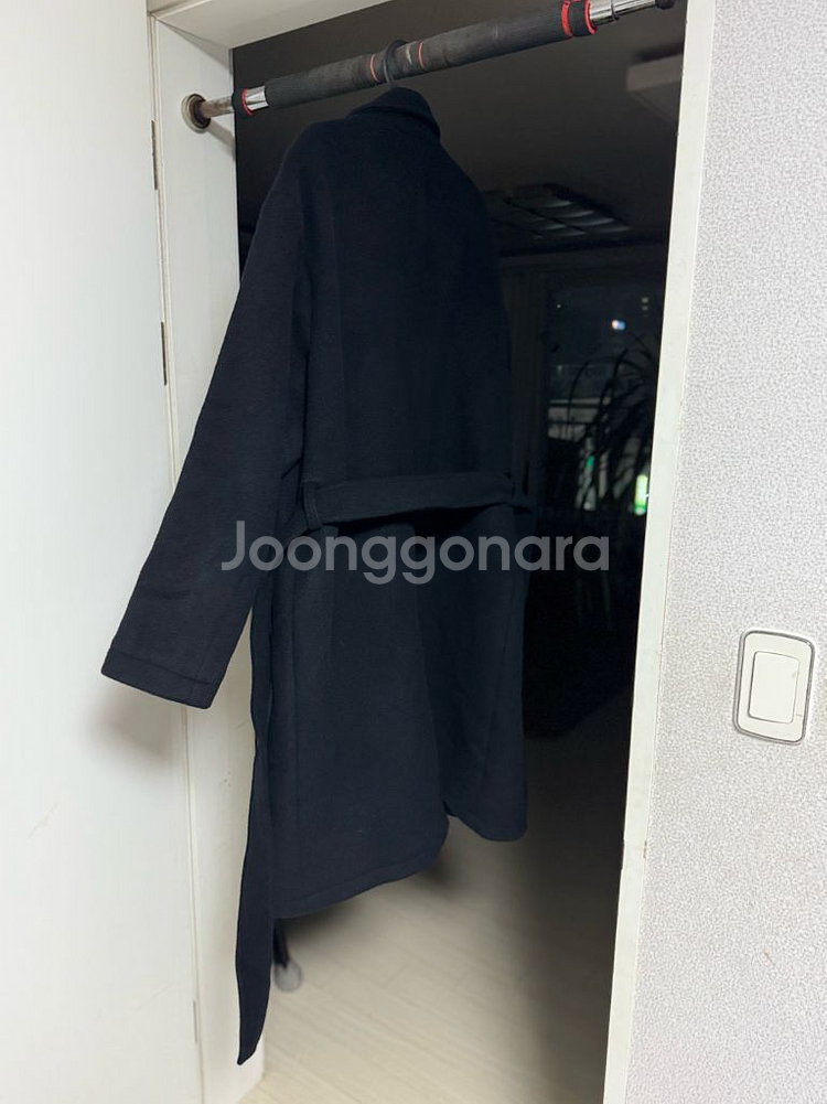 LIFUL MINIMAL GARMENTS 캐시미어 블렌드 롱코트--3